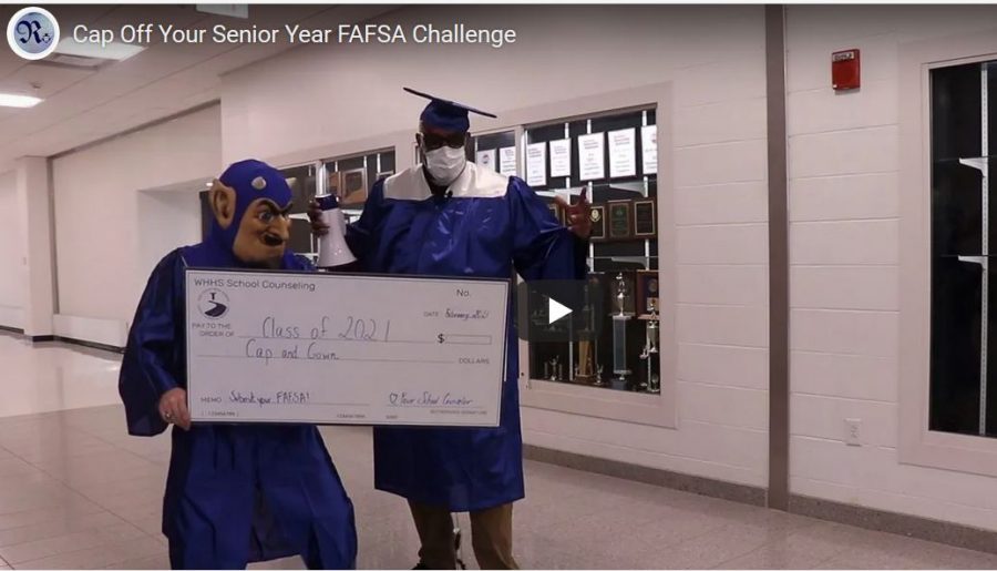 WHHS Chosen for state FAFSA Challenge, $10,000 at Stake