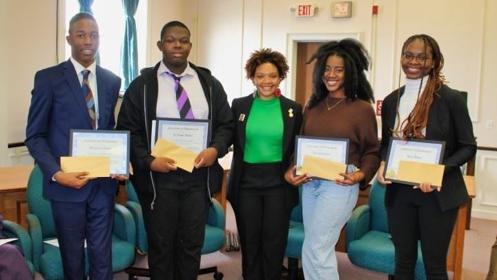 Four Students and a Teacher Honored at Black Heritage Celebration