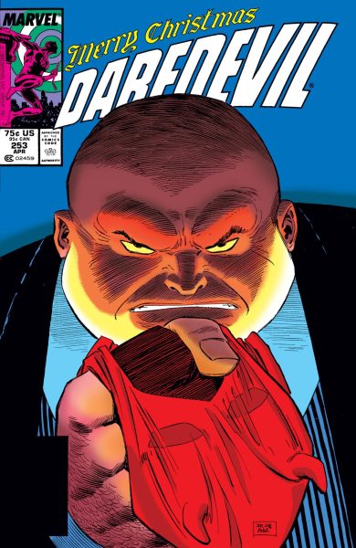 Cover of Daredevil #253, courtesy of Marvel Comics.