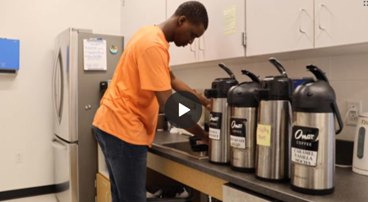 Life Skills Students Run Coffee Shop