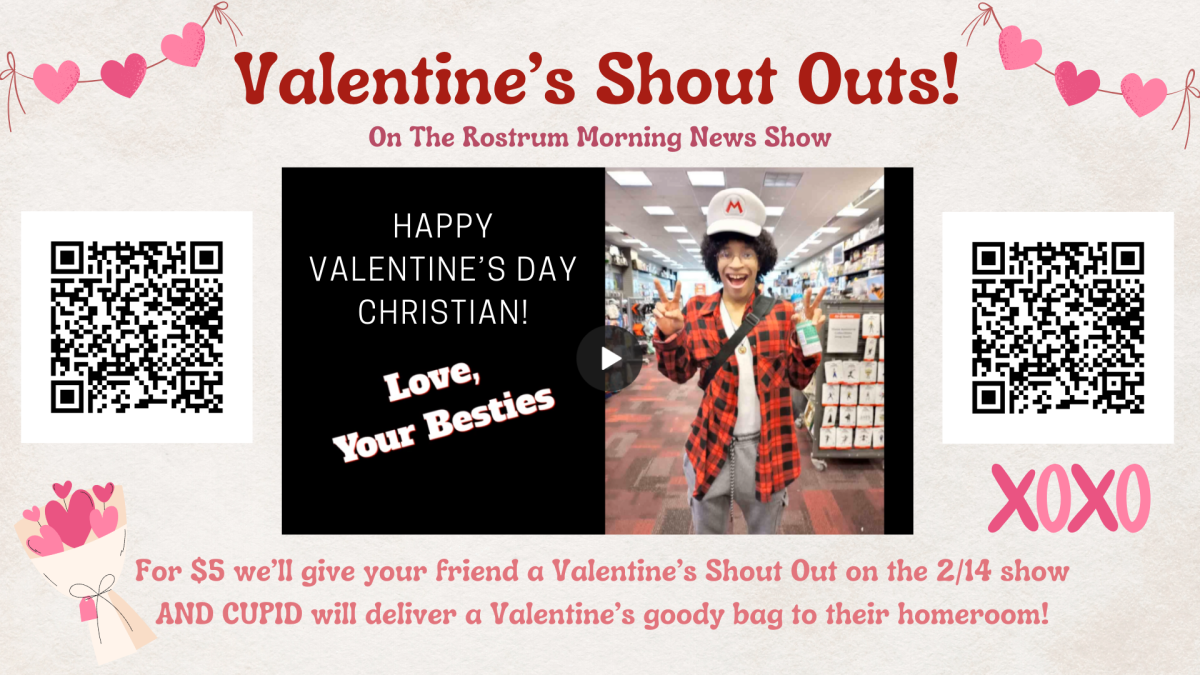 Valentine's Shout Out Flier