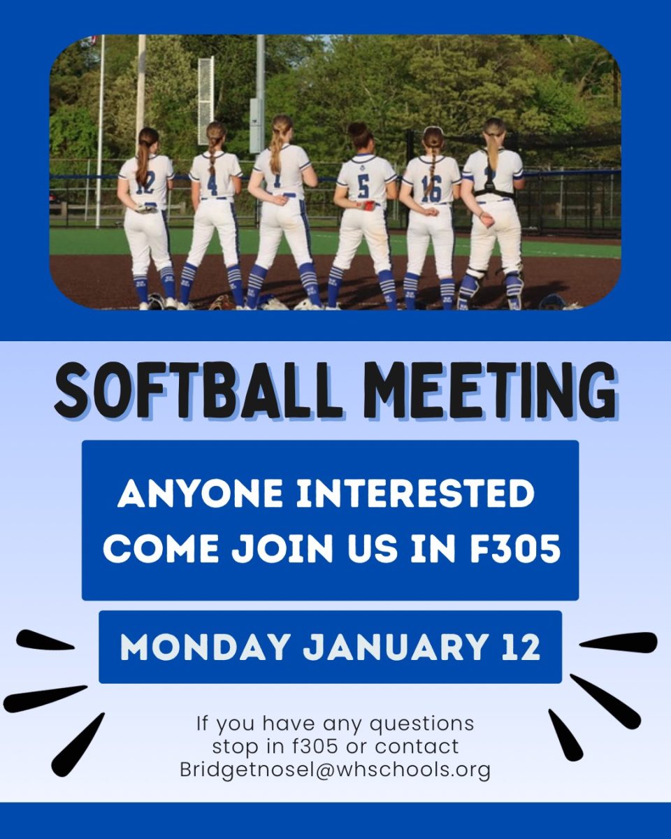 Softball meeting flier