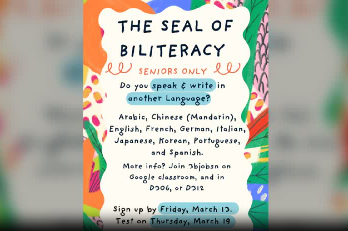 Seal Certifies Multi-Lingual Students