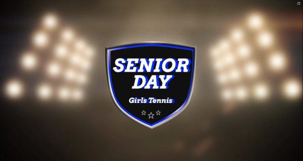Girls Tennis Team Celebrates Senior